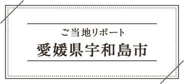 ご当地リポート 愛媛県宇和島市